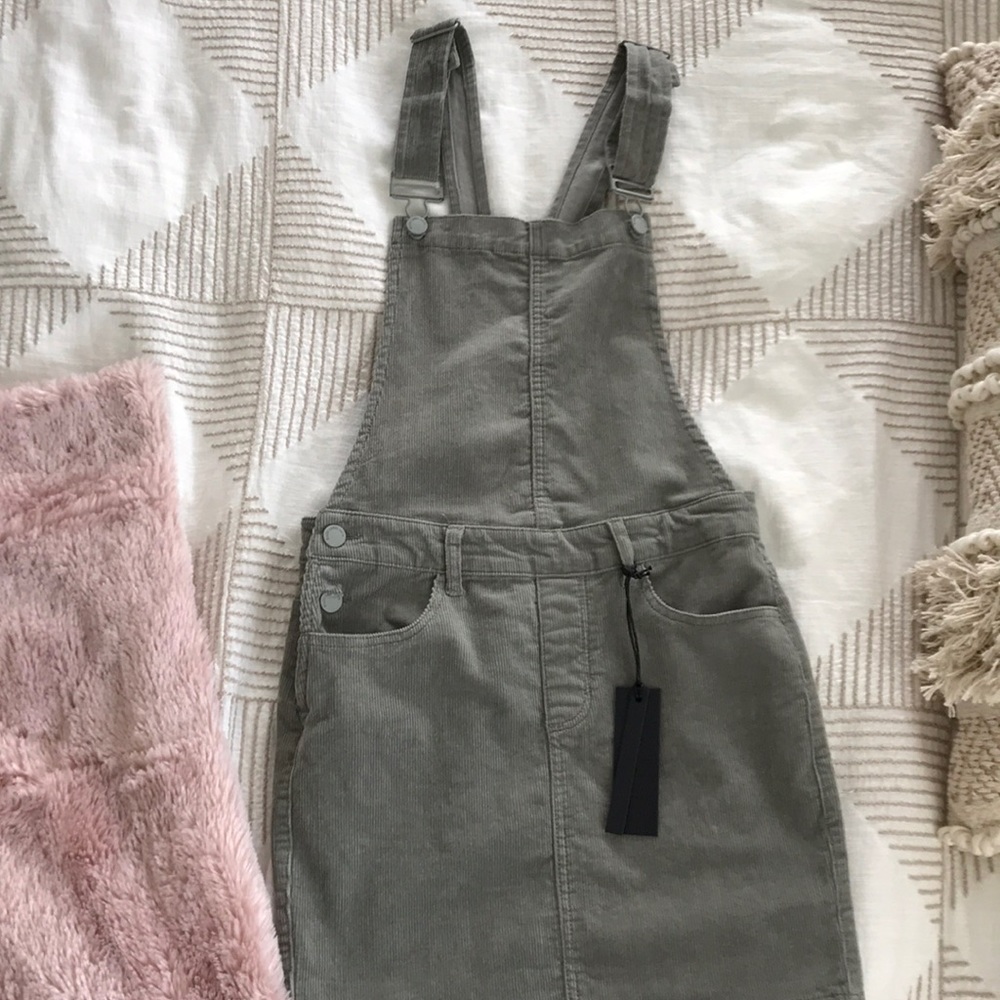Corduroy Overall Dress